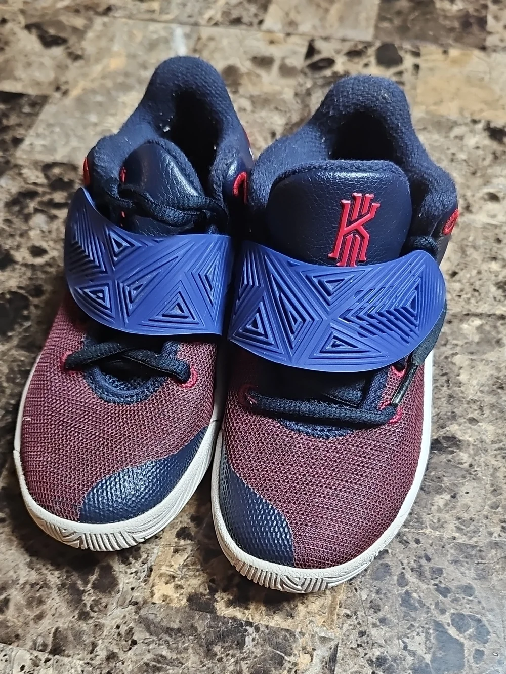 Nike Kids Sneakers - Navy, Burgundy & Royal Blue Strap